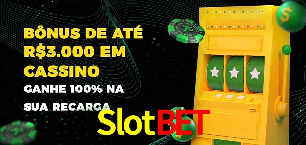 Slotbet melhor bônus de depósito