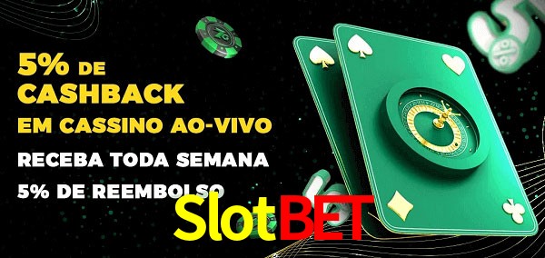 Promoções do cassino ao Vivo Slotbet
